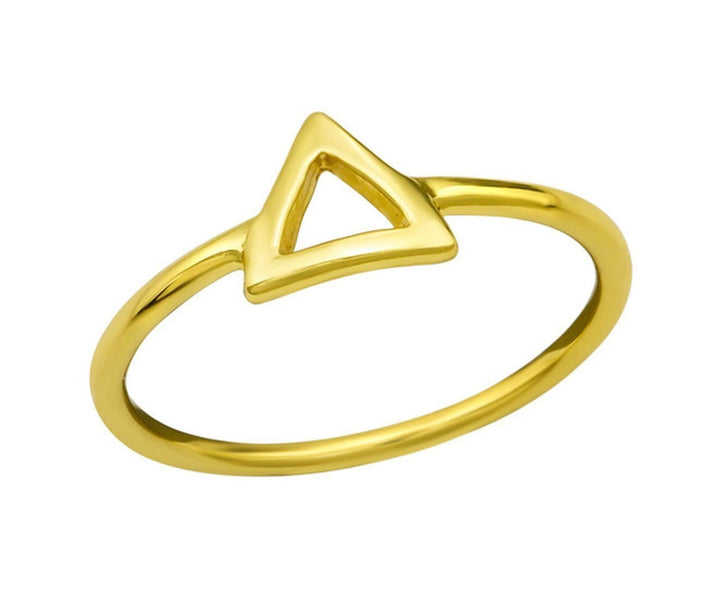 Sterling Silver Triangle Ring