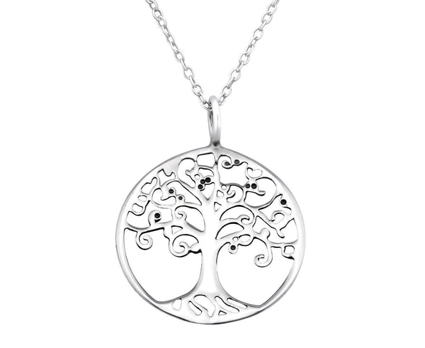 Sterling Silver Tree Of Life Necklace