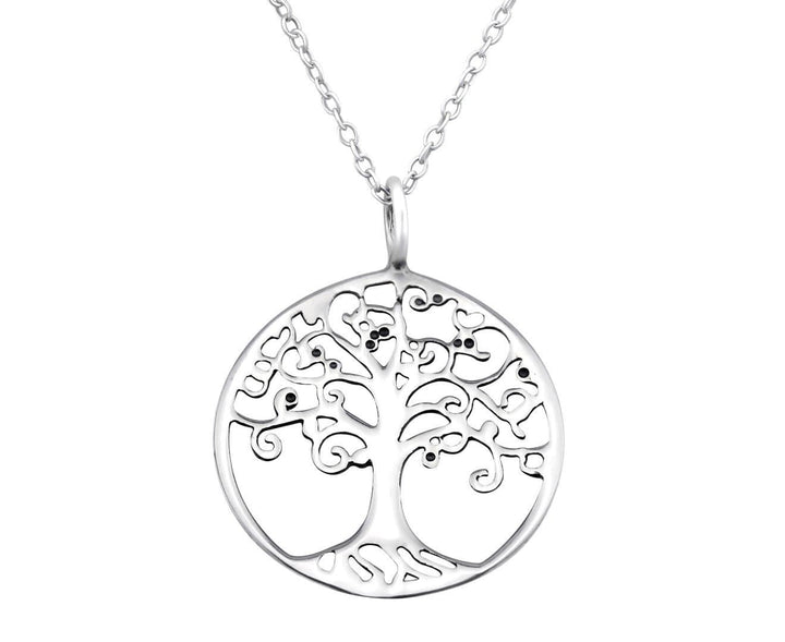 Sterling Silver Tree Of Life Necklace