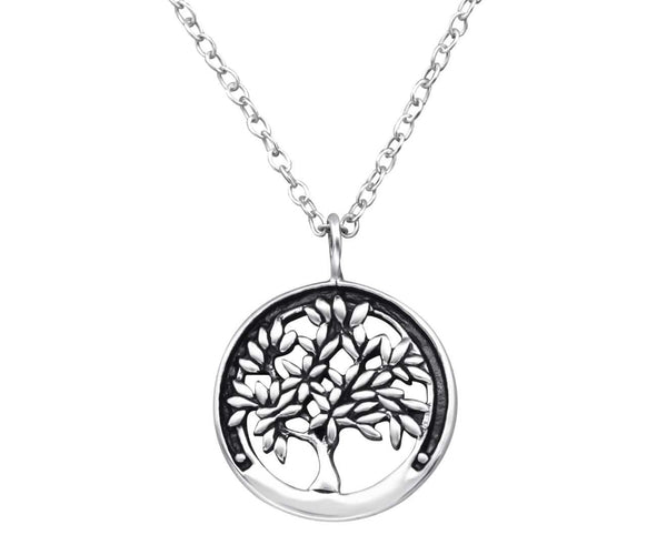 Sterling Silver Tree Of Life Necklace