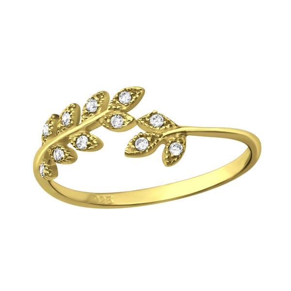 Gold Leaf Wrap Ring