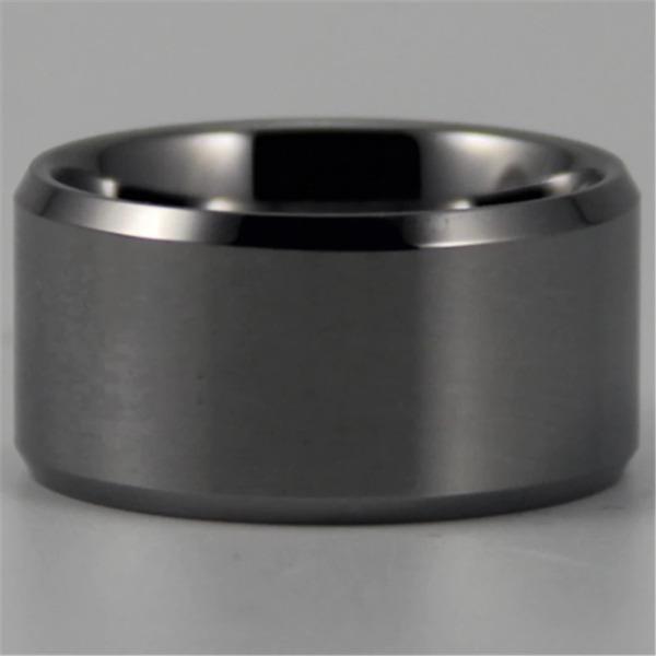 Tungsten Silver Matte Wedding Band